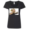 Softstyle Women's Deep Scoopneck T-Shirt Thumbnail