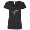 Softstyle Women's Deep Scoopneck T-Shirt Thumbnail