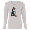 Heavy Cotton Women's "Budget" Long Sleeve T-Shirt Thumbnail