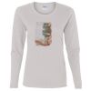 Heavy Cotton Women's "Budget" Long Sleeve T-Shirt Thumbnail