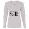 Heavy Cotton Women's "Budget" Long Sleeve T-Shirt Thumbnail